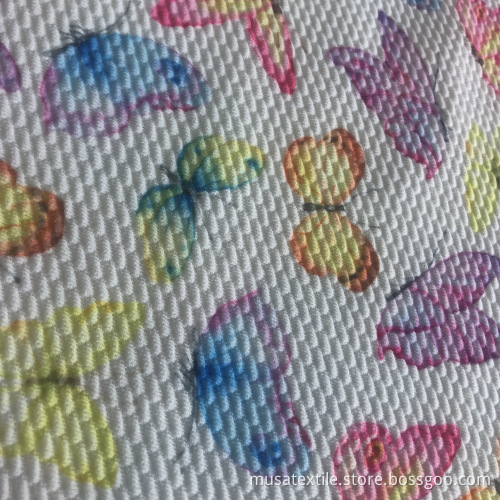 Acceptez la personnalisation du tissu de balle en polyester à imprimé numérique personnalisation